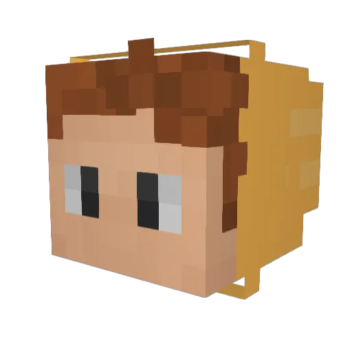 NoLimit_Alex Minecraft avatar head, 3D render