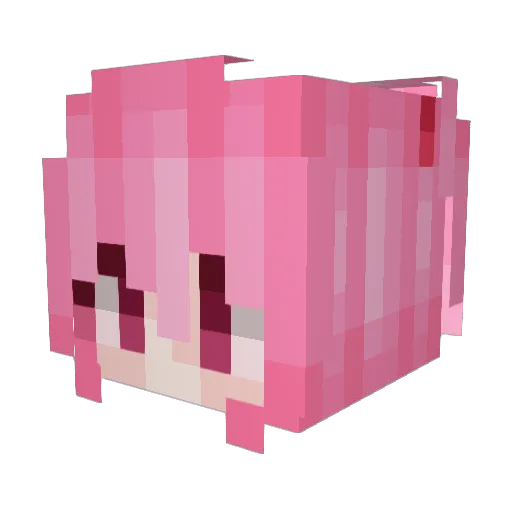 NoLoDoN Minecraft avatar head, 3D render