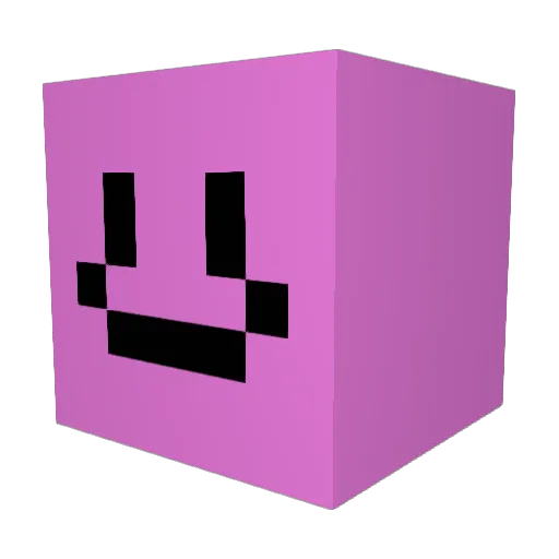 NoLoww Minecraft avatar head, 3D render