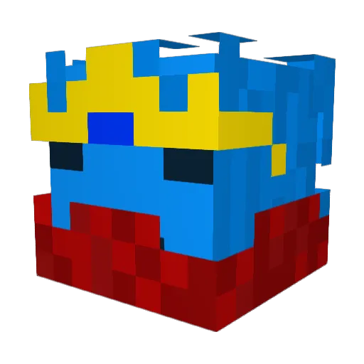 NoMaR336 Minecraft avatar head, 3D render