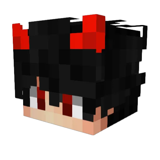 NoMik93 Minecraft avatar head, 3D render