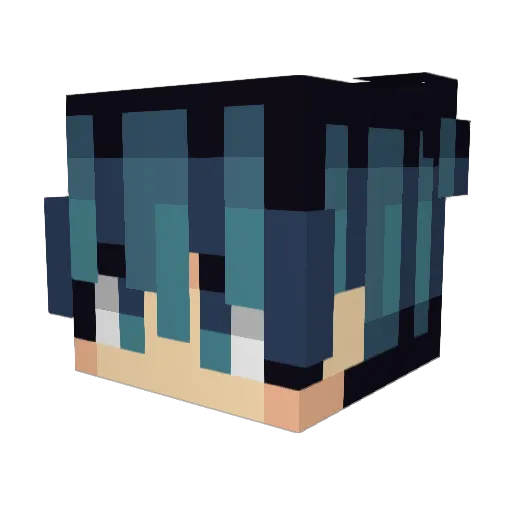 NoMoreLeooo Minecraft avatar head, 3D render