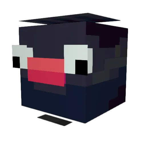 NoMystical1 Minecraft avatar head, 3D render