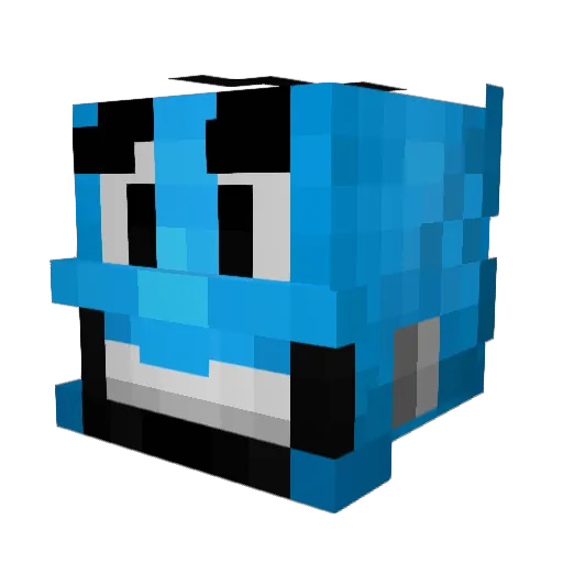 NoNameAvailable Minecraft avatar head, 3D render