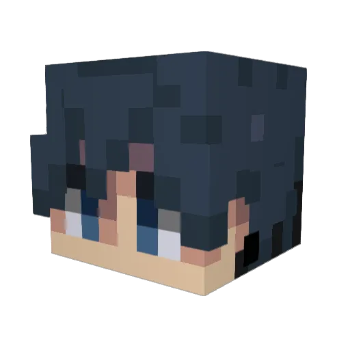 NoNameGTA Minecraft avatar head, 3D render
