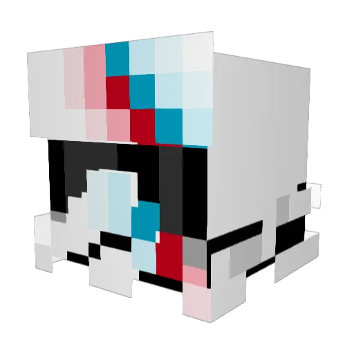 NoNamePlaysMC Minecraft avatar head, 3D render