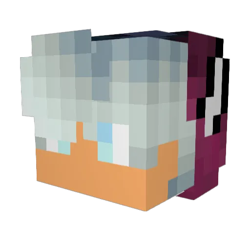NoNameUser329 Minecraft avatar head, 3D render