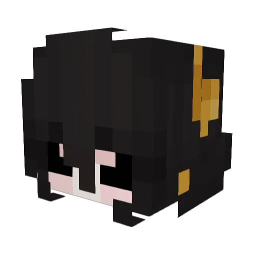 NoNicky24 Minecraft avatar head, 3D render
