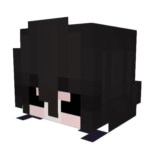 NoNicky Minecraft avatar head, 3D render