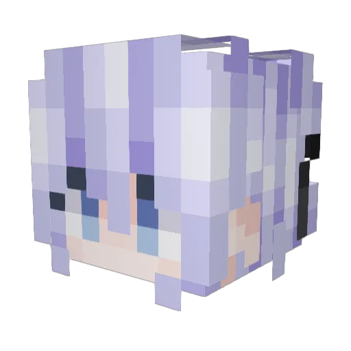 NoNoeyZ Minecraft avatar head, 3D render