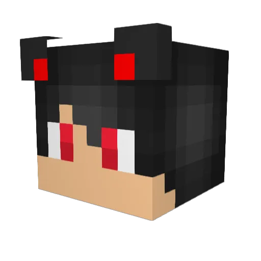 NoOriginalNames Minecraft avatar head, 3D render