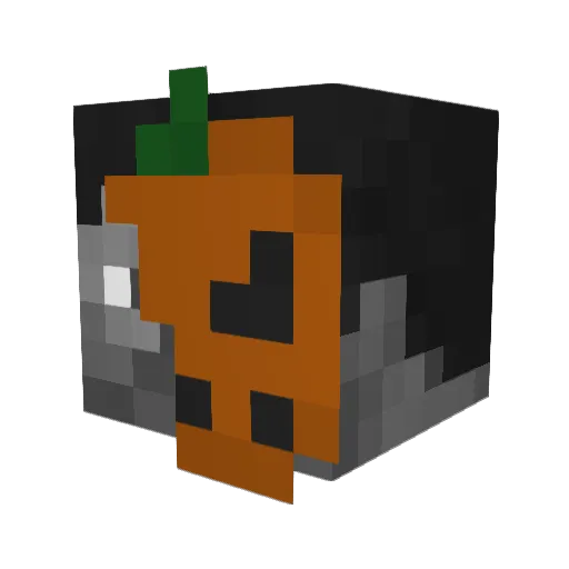 NoPraMz Minecraft avatar head, 3D render