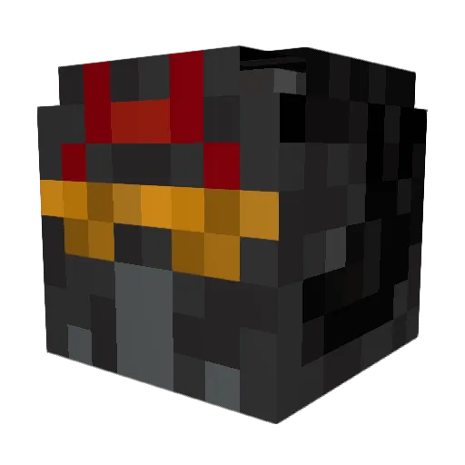 NoRussianOP Minecraft avatar head, 3D render