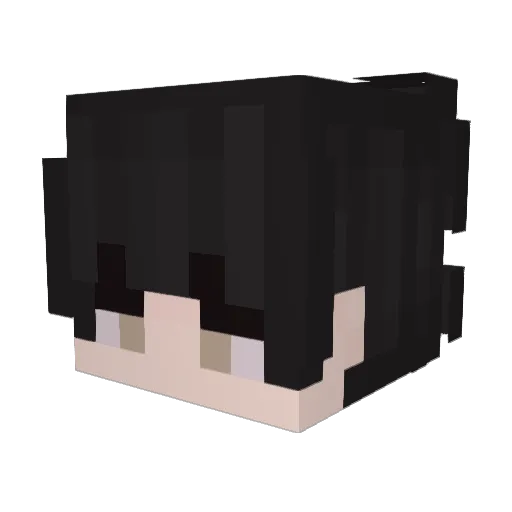 NoShrek Minecraft avatar head, 3D render