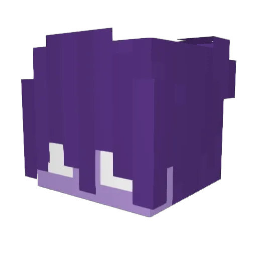 NoSkyll Minecraft avatar head, 3D render