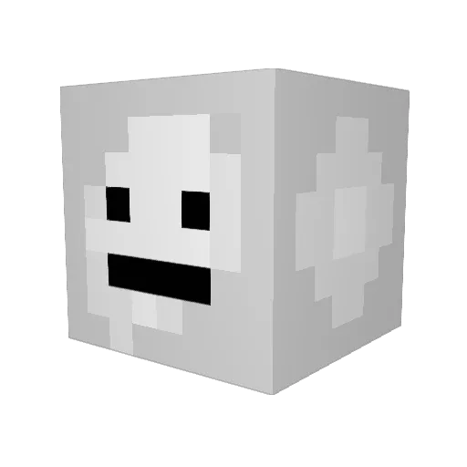 NoSoyMartin Minecraft avatar head, 3D render