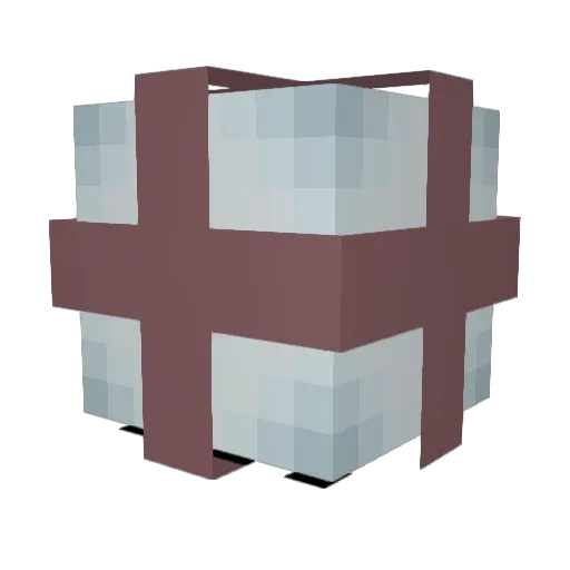 NoSplitting Minecraft avatar head, 3D render