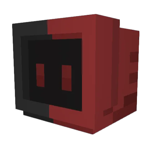 NoSpotlight9 Minecraft avatar head, 3D render