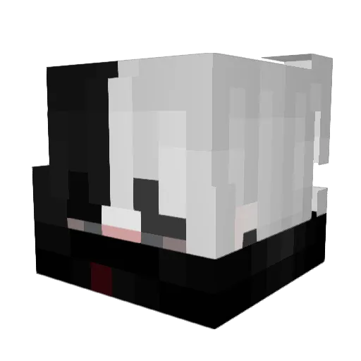 NoSud__ Minecraft avatar head, 3D render