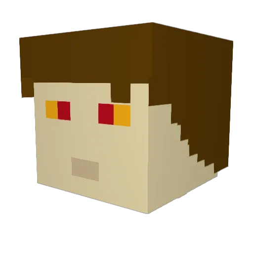 NoSweat14 Minecraft avatar head, 3D render