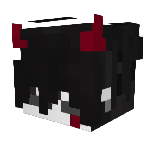 NoTSuprAxS Minecraft avatar head, 3D render