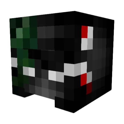 NoT_JeanKa_X Minecraft avatar head, 3D render