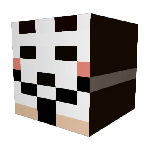 NoT_Lex Minecraft avatar head, 3D render