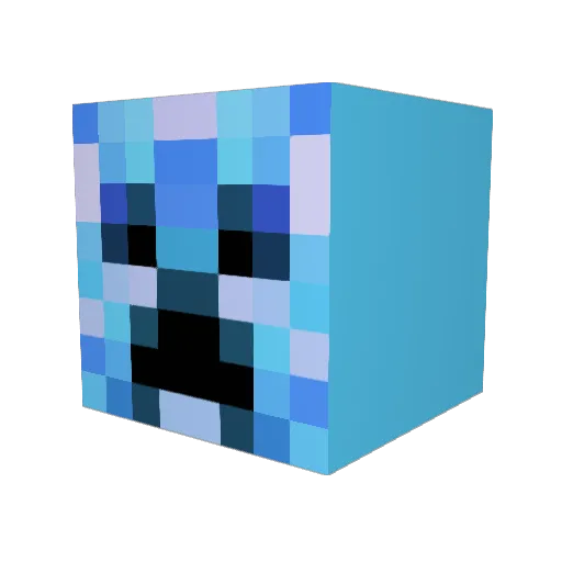 NoTaks Minecraft avatar head, 3D render