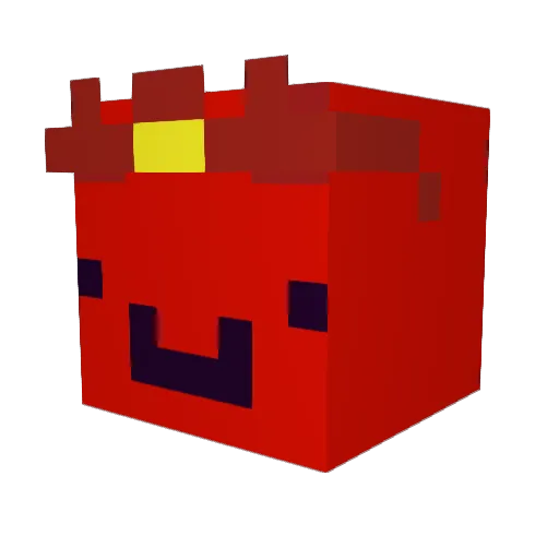 NoTotem4U Minecraft avatar head, 3D render