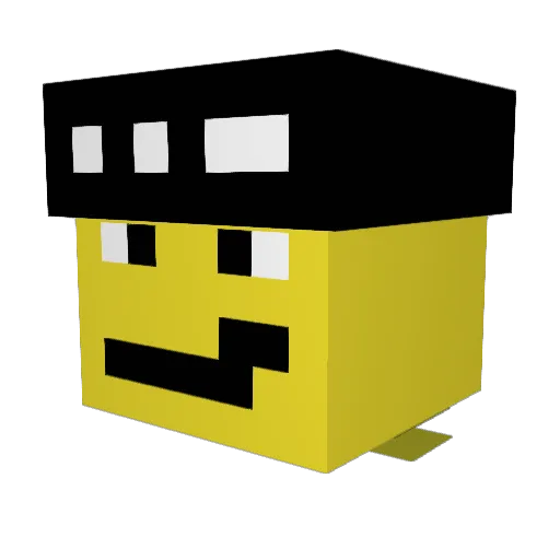 NoVaAlloy12 Minecraft avatar head, 3D render