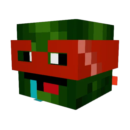 NoVaxSpecial Minecraft avatar head, 3D render