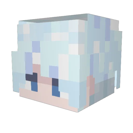 NoWay_s Minecraft avatar head, 3D render