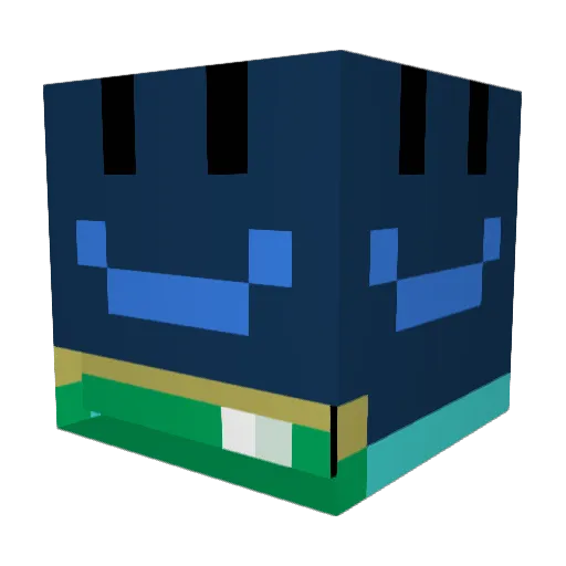 NoWeAreNot Minecraft avatar head, 3D render
