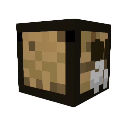NoWheeler Minecraft avatar head, 3D render