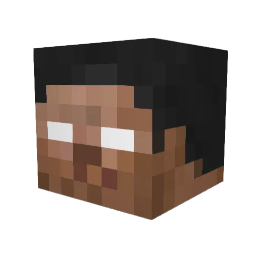 NoXinOTP Minecraft avatar head, 3D render