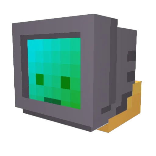 NoZra Minecraft avatar head, 3D render