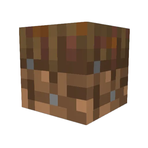 No_2Pencil Minecraft avatar head, 3D render