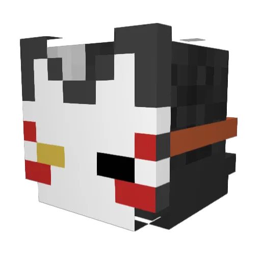 No_Name10 Minecraft avatar head, 3D render