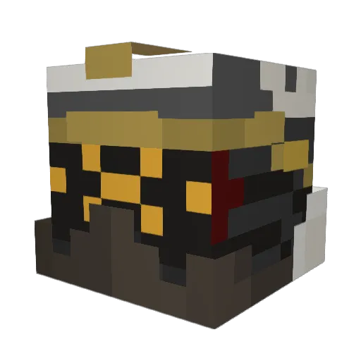No_Range07 Minecraft avatar head, 3D render
