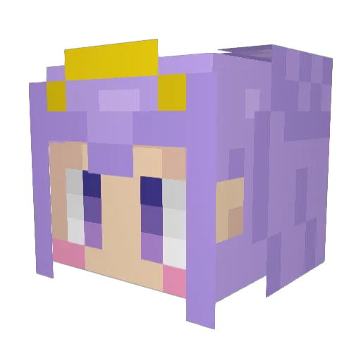 Noa031 Minecraft avatar head, 3D render