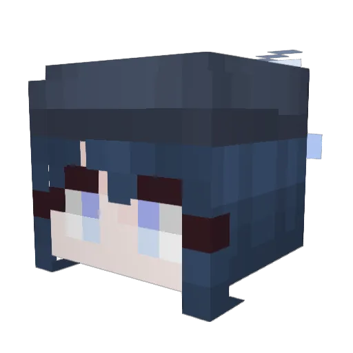 Noa1027 Minecraft avatar head, 3D render
