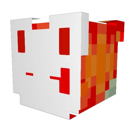 Noa6699 Minecraft avatar head, 3D render