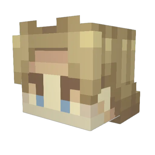 NoaConstrictor23 Minecraft avatar head, 3D render