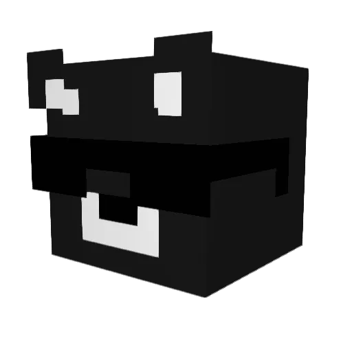 Noa_Dom Minecraft avatar head, 3D render