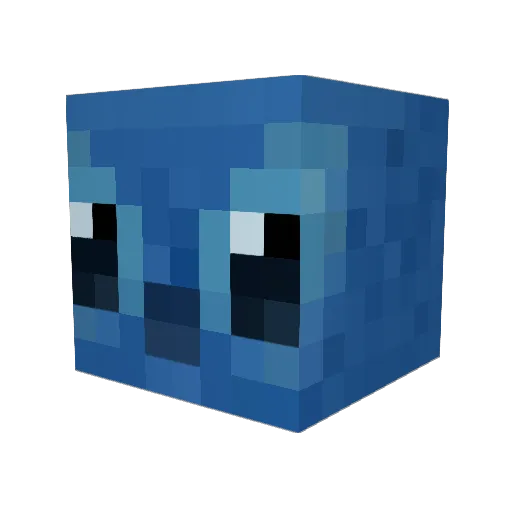 Noaaaaaah Minecraft avatar head, 3D render