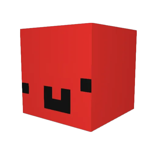 Noaga Minecraft avatar head, 3D render