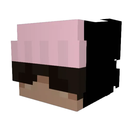 Noah12300 Minecraft avatar head, 3D render