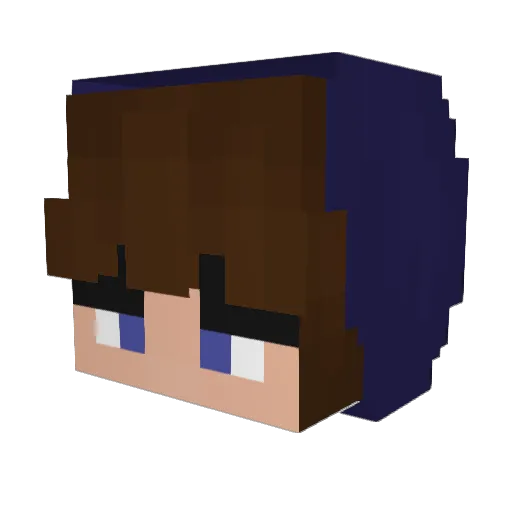 Noah310YT Minecraft avatar head, 3D render