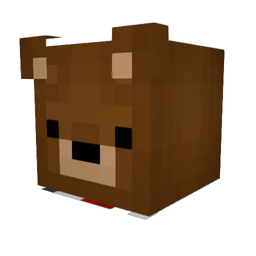 NoahAFFE Minecraft avatar head, 3D render
