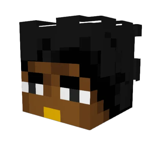 NoahB240 Minecraft avatar head, 3D render